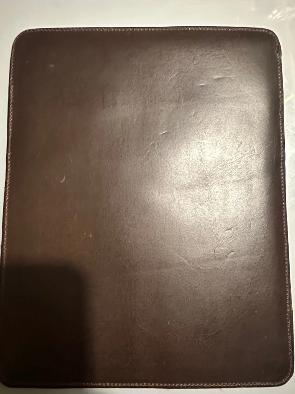 Reda Plaid Leather Ipad Case
